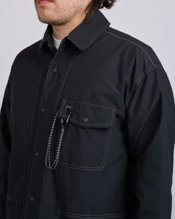 Online and wander Cordura Cotton Rip Shirt Jacket Black