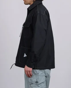 Online and wander Cordura Cotton Rip Shirt Jacket Black