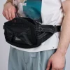 Fashion and wander 3D Mesh Waist Bag Black