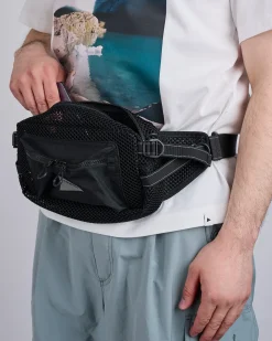 Fashion and wander 3D Mesh Waist Bag Black