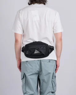 Fashion and wander 3D Mesh Waist Bag Black