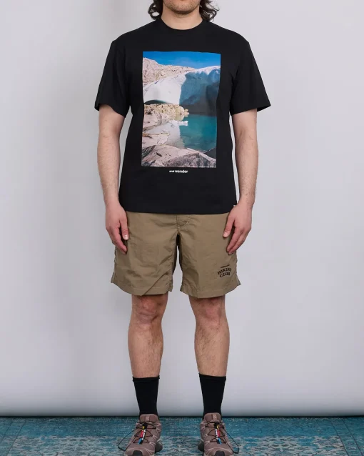 Clearance and wander Glacier T-Shirt Black
