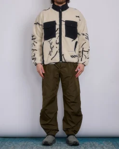 Best and wander High Count Side Zip Hem Pant Dark Khaki