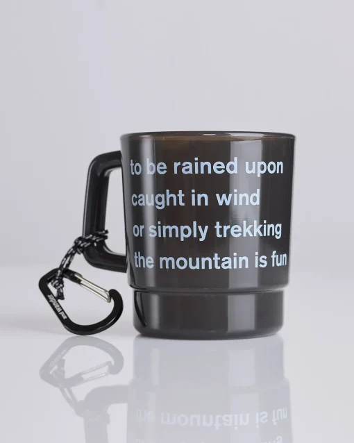 New and wander Logo PP Mug Black
