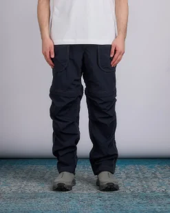 Online and wander Nylon Taffeta Hiker 2-Way Pant Black