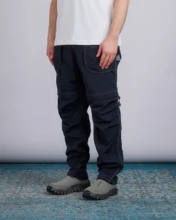 Online and wander Nylon Taffeta Hiker 2-Way Pant Black