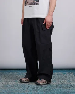 Hot and wander Nylon Twill Relaxed Pant Black