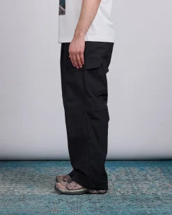 Hot and wander Nylon Twill Relaxed Pant Black