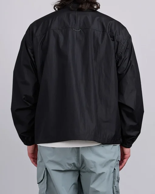 Clearance and wander Oversized Rip Nylon Jacket Black
