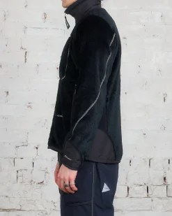 Fashion and wander Polartec High Loft Fleece Jacket Black