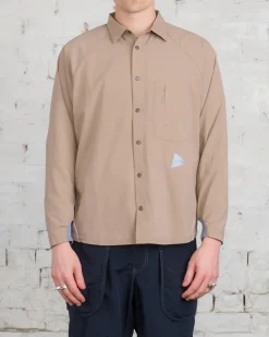 Sale and wander Thermolite Fleece Base LS Shirt Beige