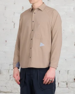 Sale and wander Thermolite Fleece Base LS Shirt Beige