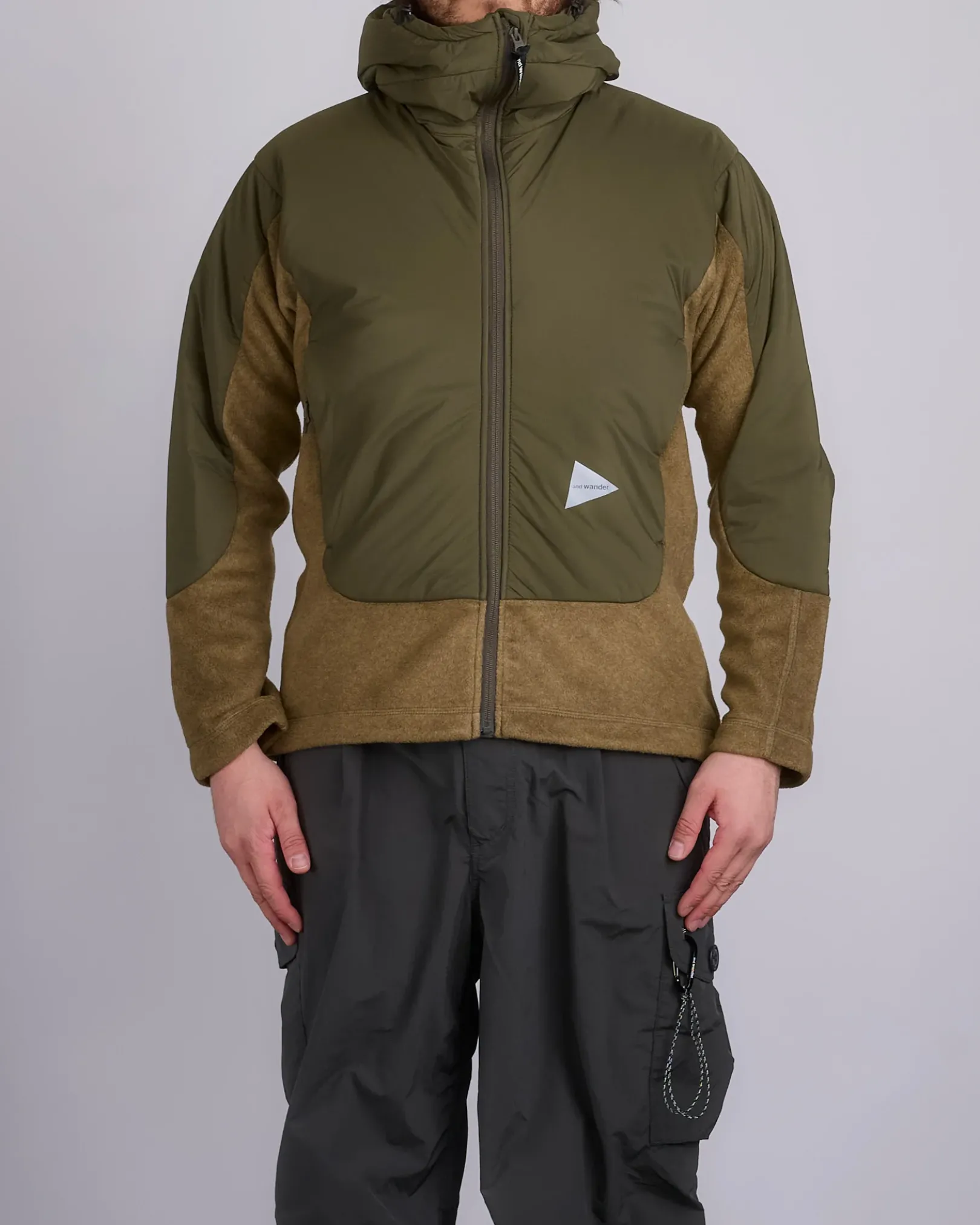 New and wander Top Fleece Jacket Khaki