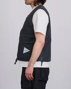 New and wander Tough Aramid Cargo Vest (M) Charcoal