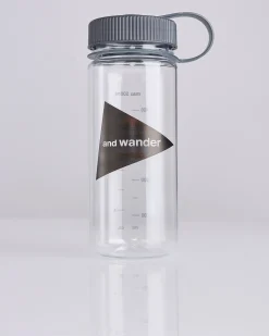 Best and wander Triangle Wordmark Logo Bottle Clear