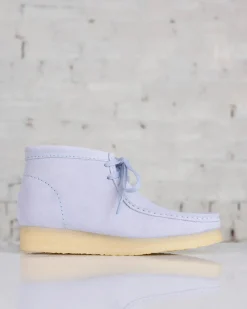 Discount Clarks Originals Men's Wallabee Boot Cloud Grey Suede