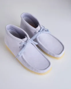 Discount Clarks Originals Men's Wallabee Boot Cloud Grey Suede