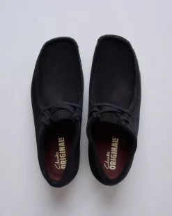 Clearance Clarks Originals Wallabee Black Suede