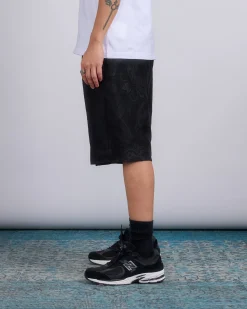 Discount COMME des GARÇONS HOMME Plus COMME des GARÇONS HOMME Plus Pleated Wool Blend Paisley Short Black