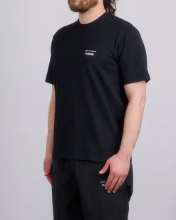 Sale COMME des GARÇONS HOMME Cotton Jersey Chest Logo T-Shirt Black
