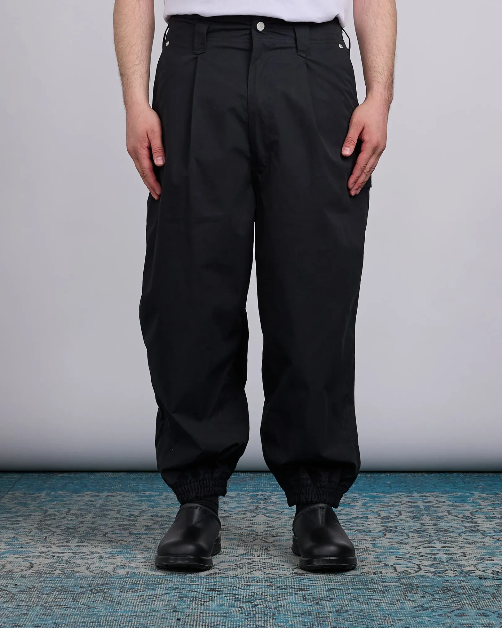 Clearance COMME des GARÇONS HOMME Cotton Poly Weather Carpenter Pant Black