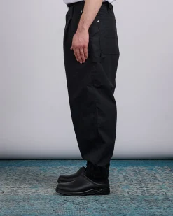 Clearance COMME des GARÇONS HOMME Cotton Poly Weather Carpenter Pant Black