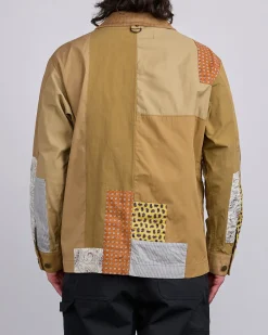 Best COMME des GARÇONS HOMME Nylon Back Satin Chore Jacket Multi Mix