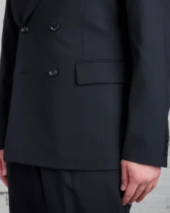 Sale COMME des GARÇONS HOMME Plus DB Modular Flap Blazer Black