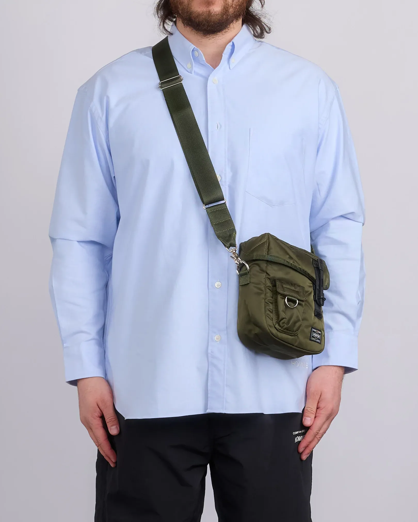 New COMME des GARÇONS HOMME x Porter Keyring Pocket Sidebag Khaki