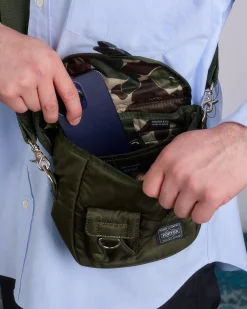 New COMME des GARÇONS HOMME x Porter Keyring Pocket Sidebag Khaki