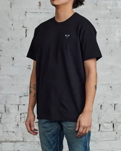 Hot Comme des Garçons PLAY Black Heart T-Shirt Black