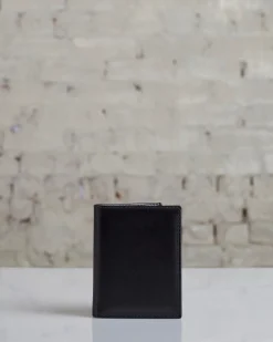 Fashion Comme des Garçons WALLET Classic Leather Line A Bi-Fold Wallet Black