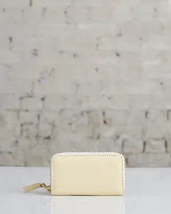 New Comme des Garçons WALLET SA410X Long Zip Wallet Off White