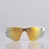 Clearance District Vision Junya Racer Sunglass White D+ Amber Mirror