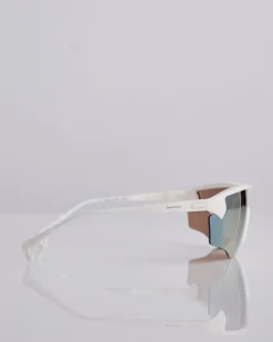 Clearance District Vision Junya Racer Sunglass White D+ Amber Mirror