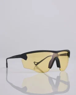 Hot District Vision Junya Racer Sunglass Carbon D+ Yellow Mirror