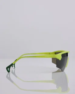 Hot District Vision Junya Racer Sunglass Electric Green D+ G15