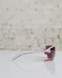 Online District Vision Junya Racer Sunglass Clear / Rose