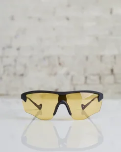 Clearance District Vision Junya Racer Sunglass Black Yellow