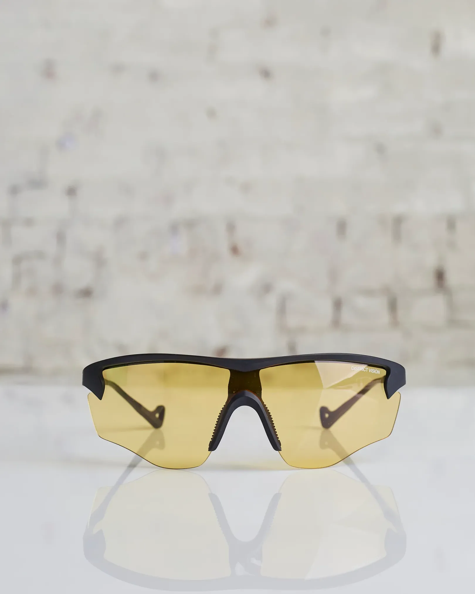 Clearance District Vision Junya Racer Sunglass Black Yellow