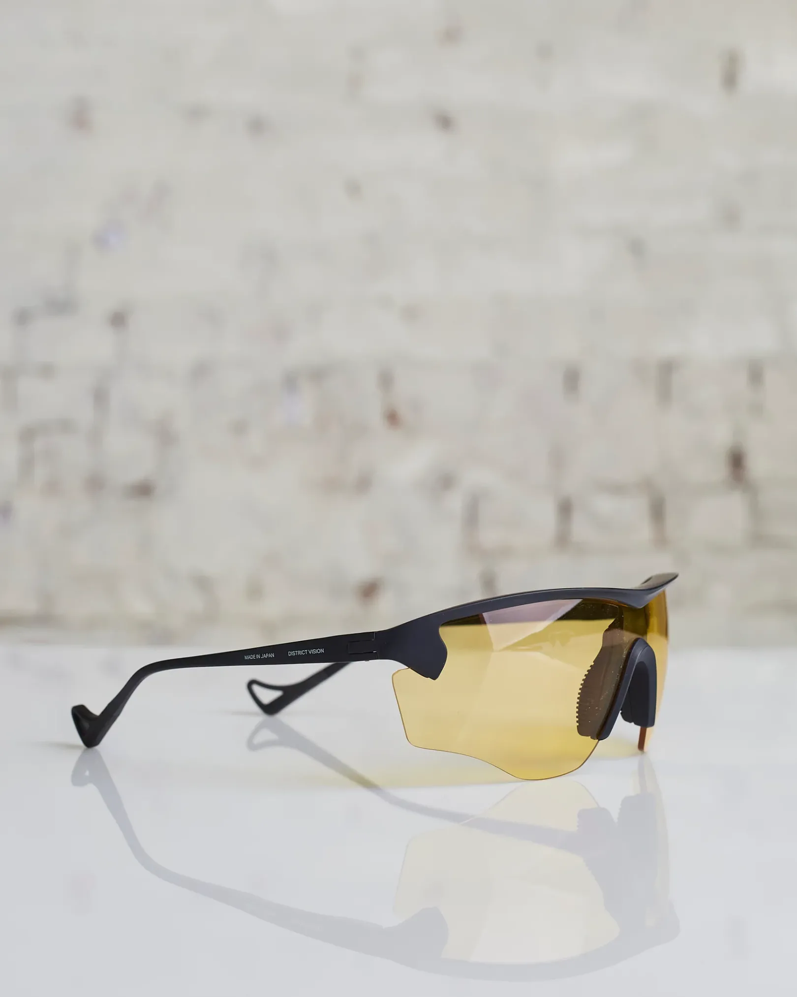Clearance District Vision Junya Racer Sunglass Black Yellow