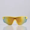 Hot District Vision Junya Racer Sunglass Canary D+ Gold Mirror