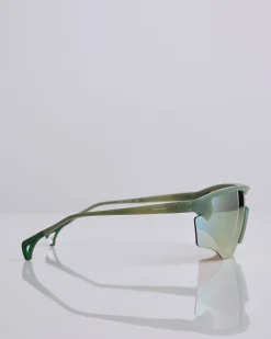 Outlet District Vision Junya Racer Sunglass Sage D+ Fire Mirror