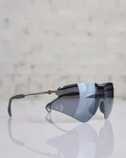 Discount District Vision Kohei Aero Blade Titanium Sunglass Graphite D+ Onyx Mirror