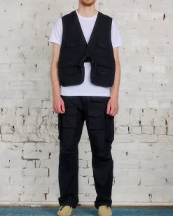 Discount Engineered Garments FA Pant Cotton Brush HB Black