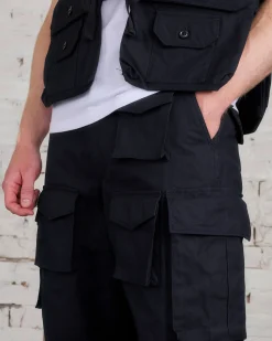 Discount Engineered Garments FA Pant Cotton Brush HB Black