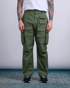 Best Engineered Garments FA Pant Cotton Ripstop Olive