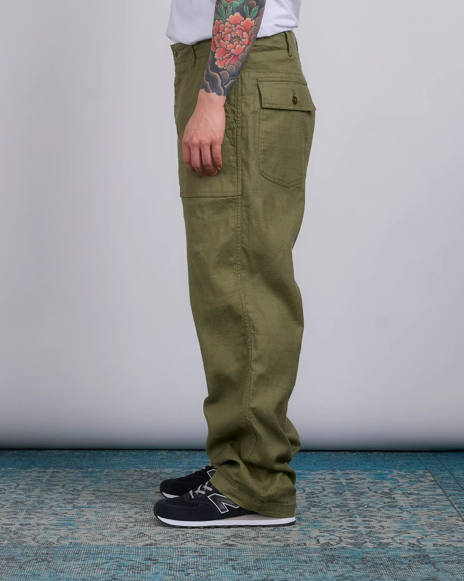 Discount Engineered Garments Fatigue Pant CL Java Cloth Olive