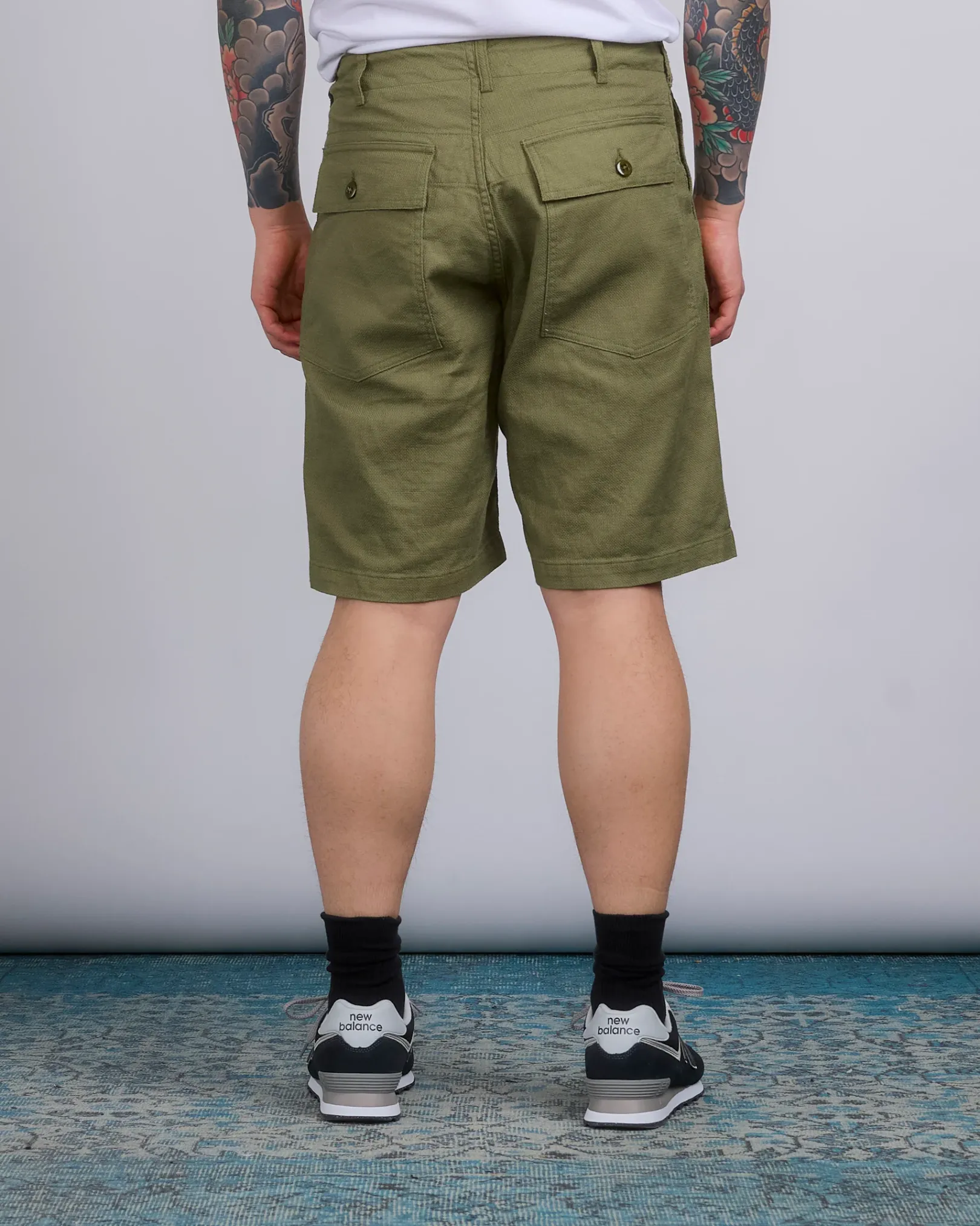 Clearance Engineered Garments Fatigue Short CL Java Cloth Olive