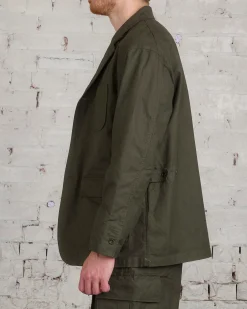 Sale Engineered Garments Loiter Jacket Cotton Brush HB Olive
